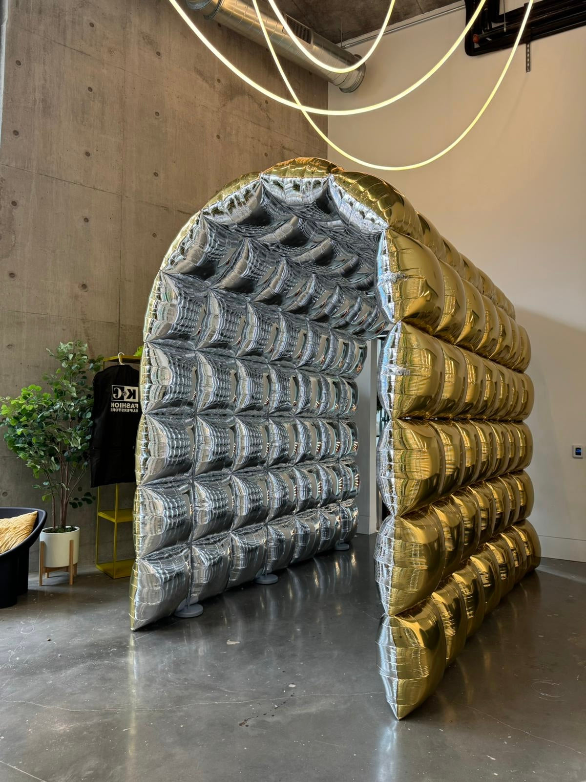 Foil Balloon Tunnel