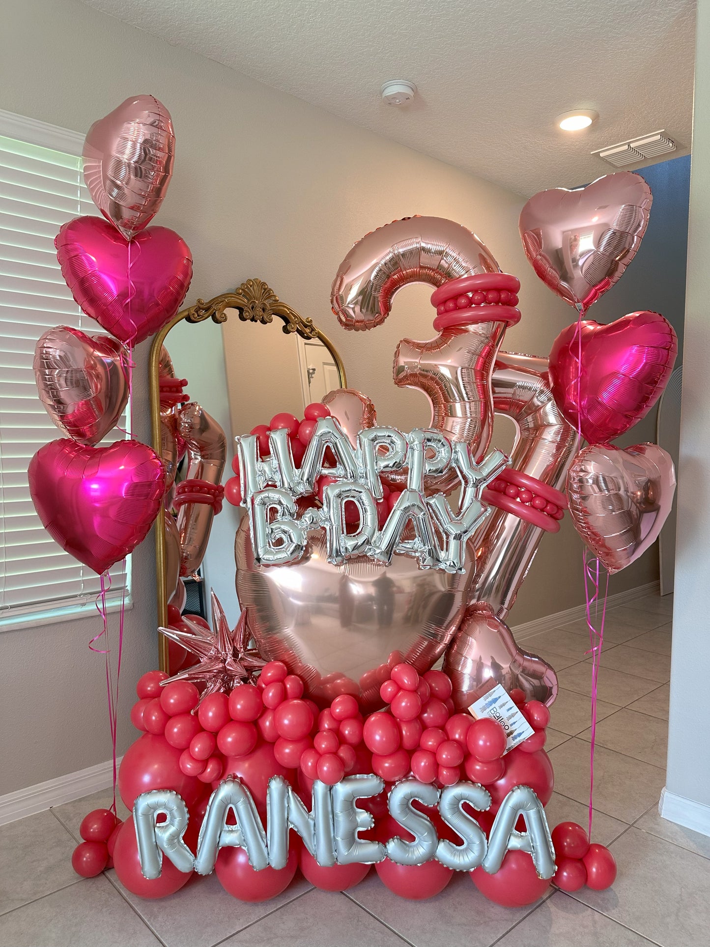 Birthday Glam Balloon Bouquet