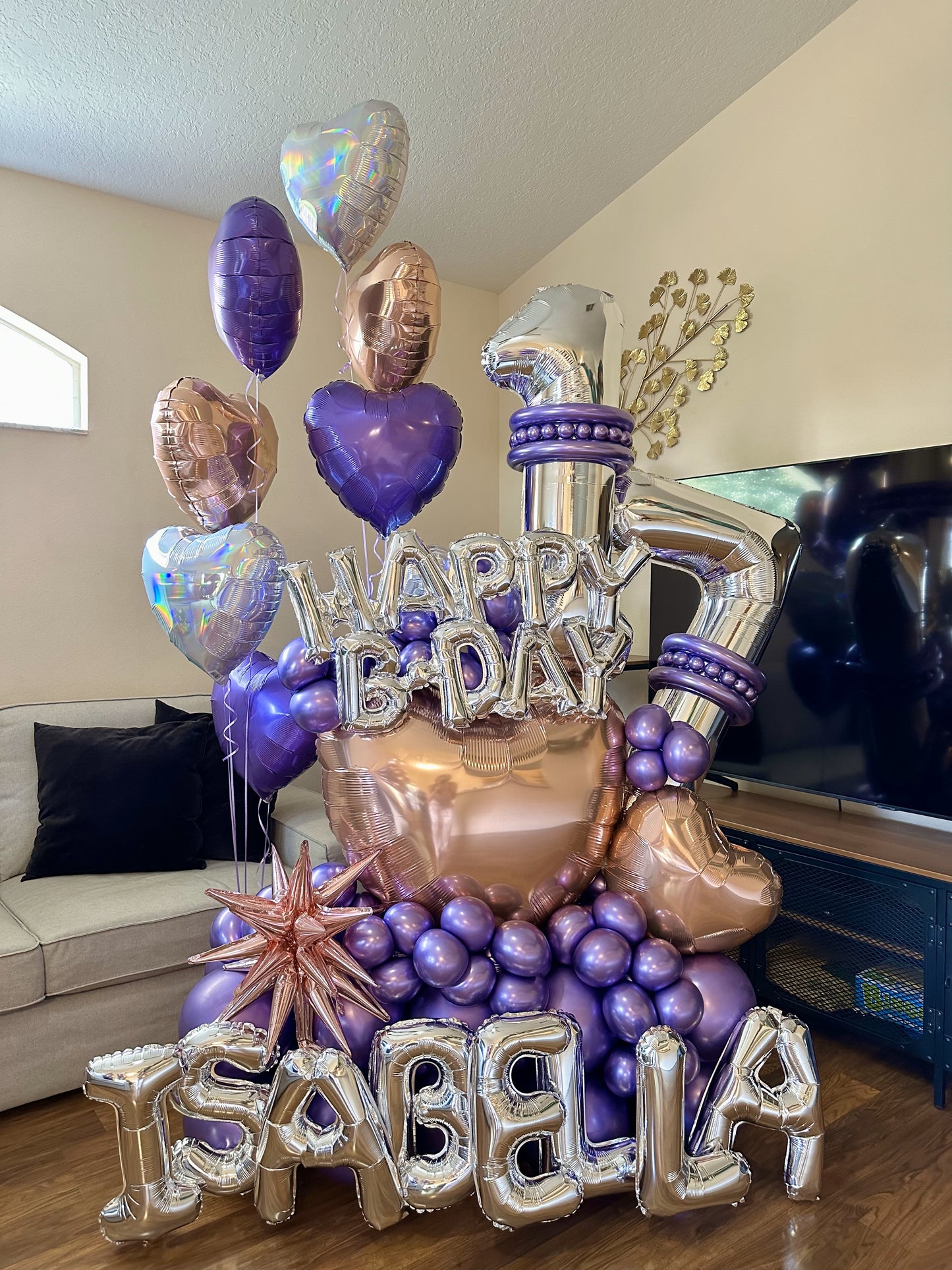 Birthday Glam Balloon Bouquet
