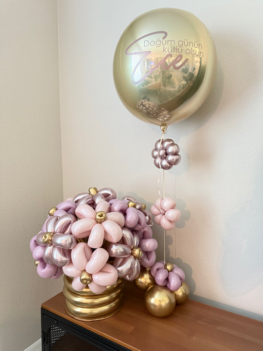 Flower Balloon Bouquet